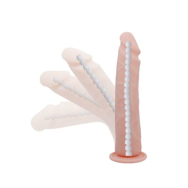 Dildo con Ventosa Color Natural 23,5 cm - Imagen 2