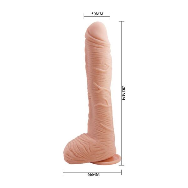 Alex Dildo con Testículos Punto G con Ventosa Natural - Imagen 7