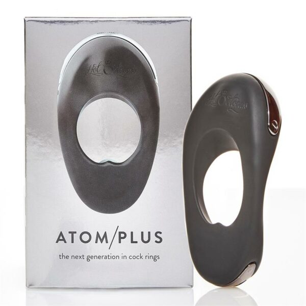 Anillo Vibrador Atom Plus Estimulación Perianal Negro - Imagen 3