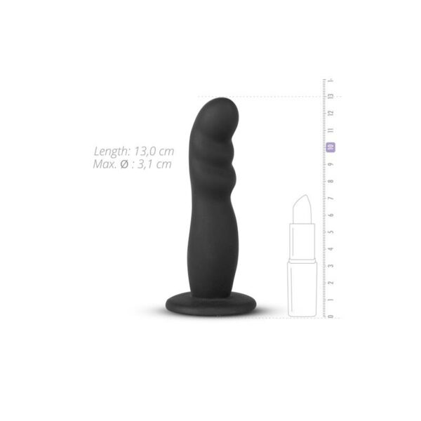 Arnés con Dildo de Silicona - Negro