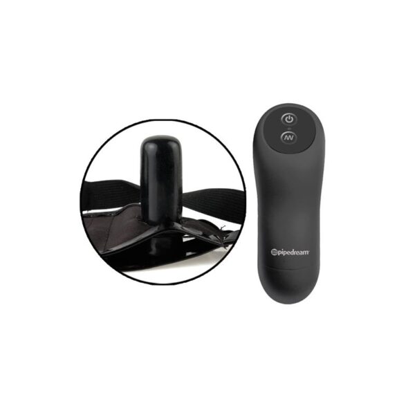 Fetish Fantasy Series Arnés con Dildo a Control Remoto Negro - Imagen 11