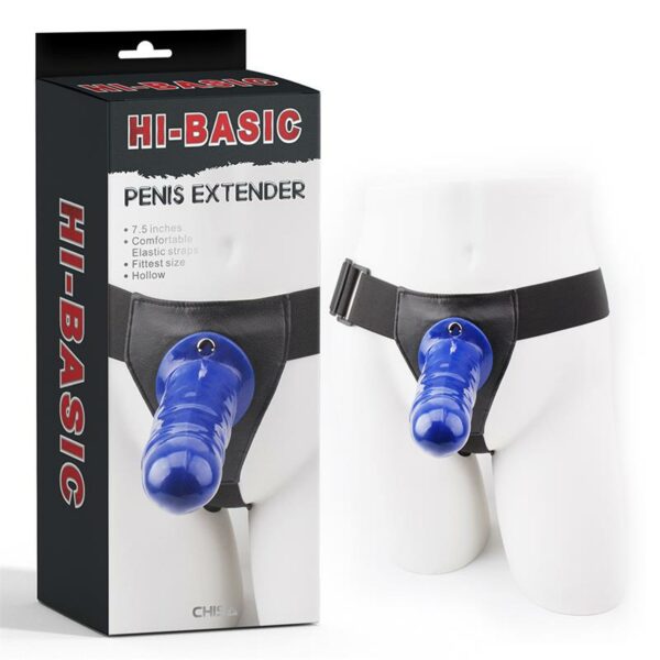 Arnés con Dildo Hueco Penis Extender 7.5