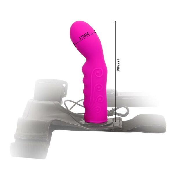 Arnés con Dildo Púrpura 15.5 cm - Imagen 3