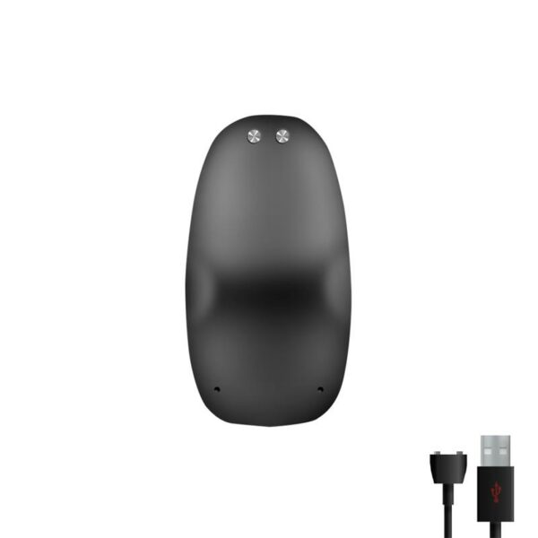 Asher Plug Anal con Control Remoto USB Magnético Negro - Imagen 6