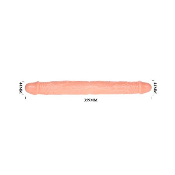 Baile Dildo Doble Color Natural - Imagen 3