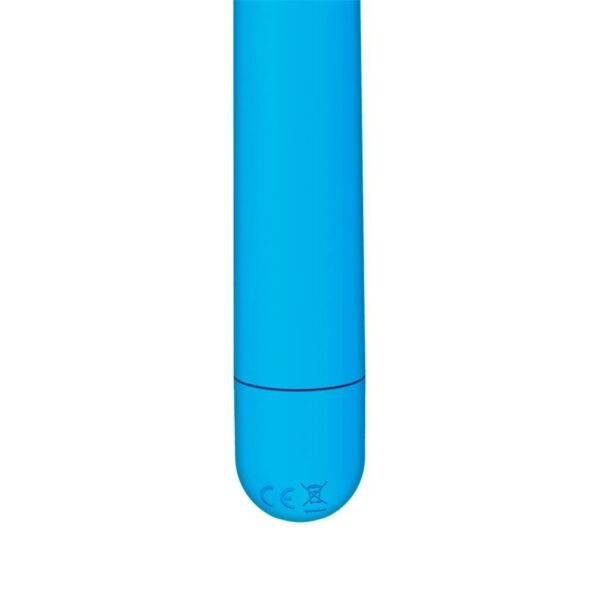 Bluesky Vibrador 10 Funciones 18,5 cm USB Azul Mate