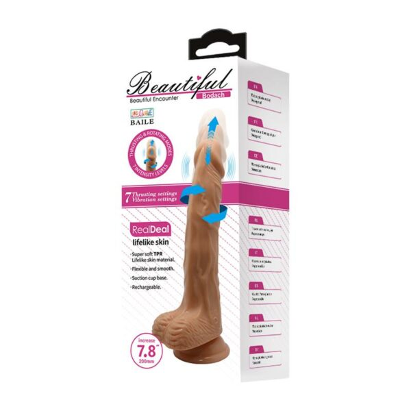 Bodach Vibrador con Thrusting y Rotación USB