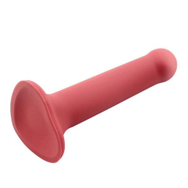 Bouncy Dildo Silicona Líquida Hiper Flexible 6.5 - 16.5 cm Talla S Burgundy