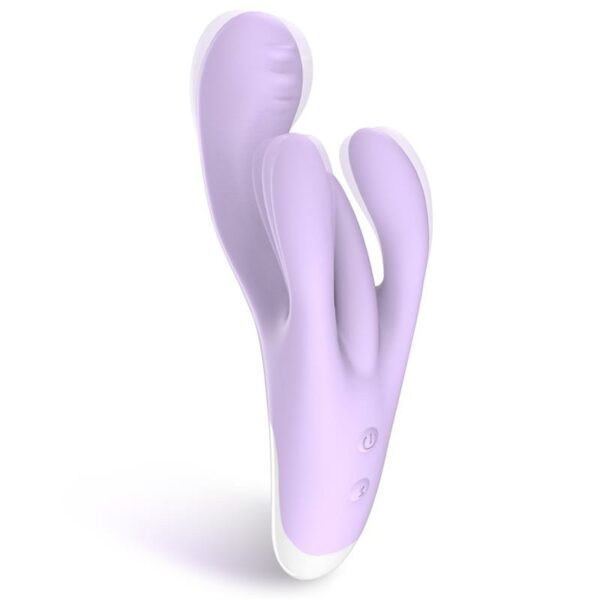 Brightlilac Vibrador Triple Motor Ergonomico USB Silicona - Imagen 2