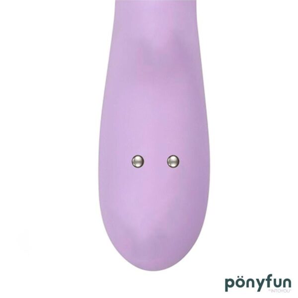 Brightpurple Vibrador y Rotador Doble Motor 360º USB Silicona - Imagen 6