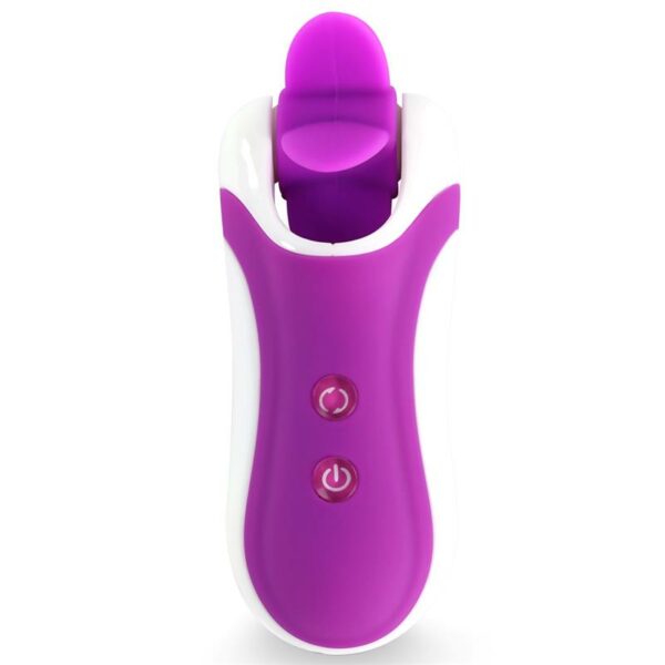 Clitella Estimulador Sexo Oral con Accesorios Púrpura