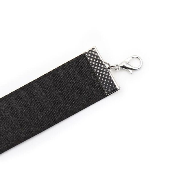 Collar con Lazo y Cascabel 36 cm Negro L - Imagen 2