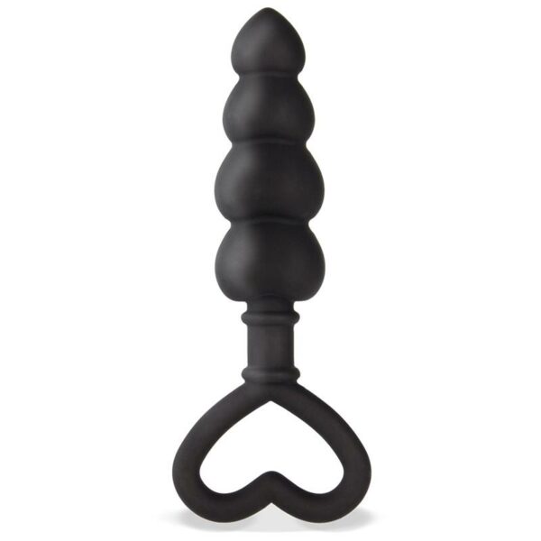 Cuore Plug Anal Silicona Negro