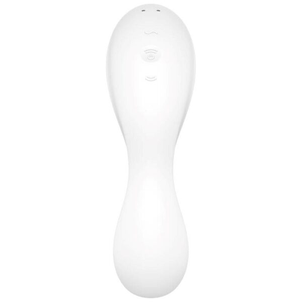 Curvy Trinity 5 con APP Satisfyer Connect Blanco - Imagen 2