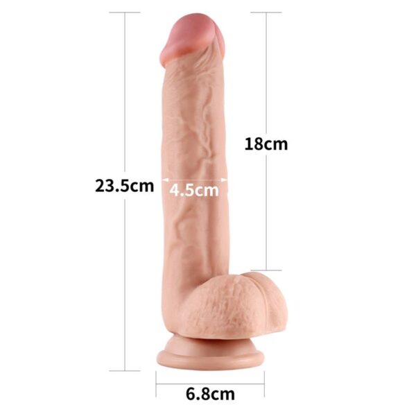 Dildo Sliding 9.5 Natural - Imagen 15