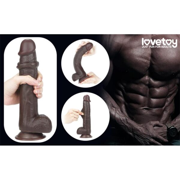 Dildo Sliding 9.5 Negro - Imagen 31
