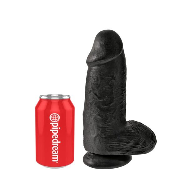 King Cock Pene Rechoncho 9 - Color Negro