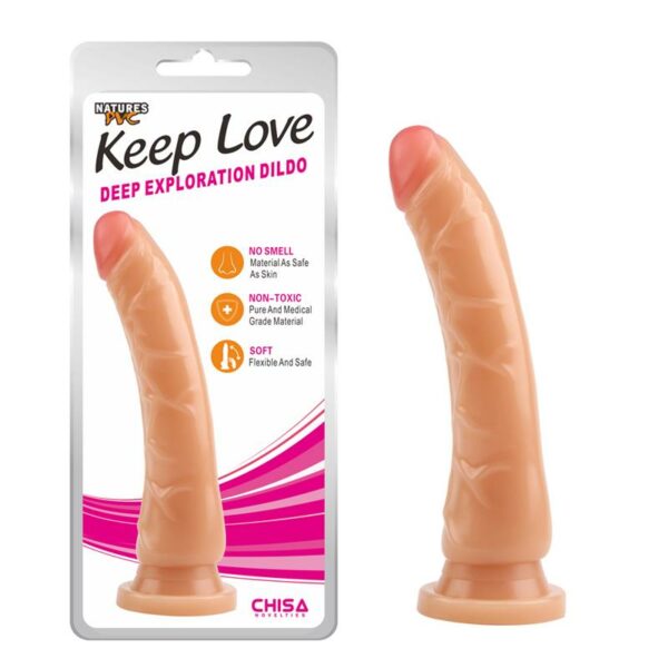 Dildo Deep Exploration 23 x 3.5 cm Natural - Imagen 2