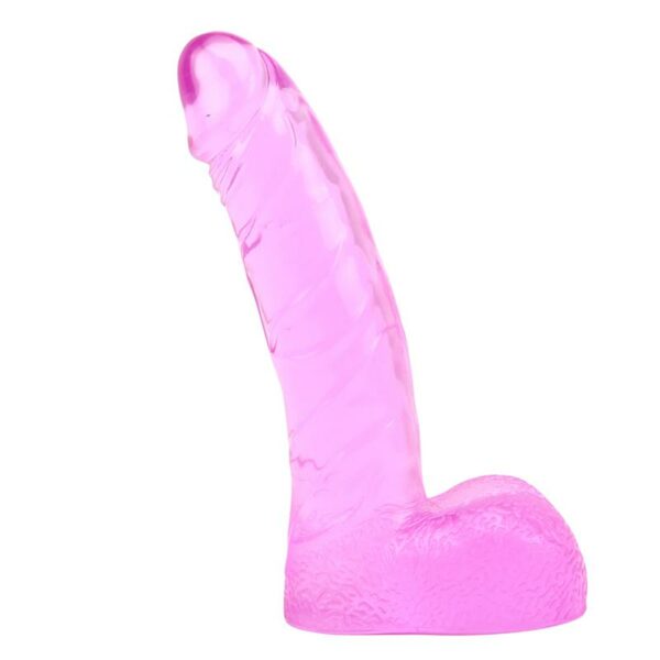 Dildo Ding Dong Transparente-Pink - Imagen 5