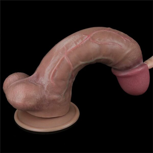 Dildo Doble Capa Silicona Platinum 10.5 - Imagen 4