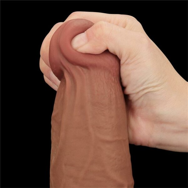 Dildo Dual Density Piel Deslizante 13.5 - Imagen 10