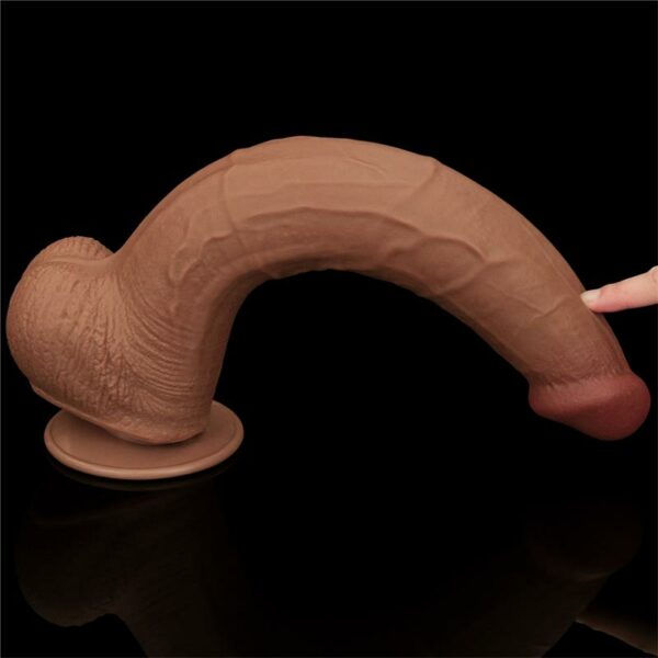 Dildo Dual Density Piel Deslizante 13.5 - Imagen 11