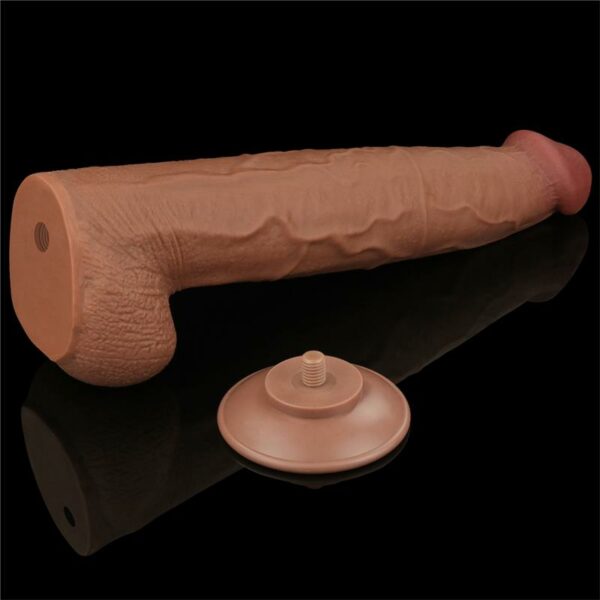 Dildo Dual Density Piel Deslizante 13.5 - Imagen 5