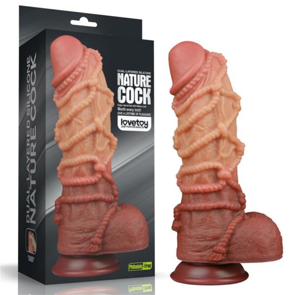 Dildo Dual Layer Tamaño King Nature 10.5 - Imagen 13