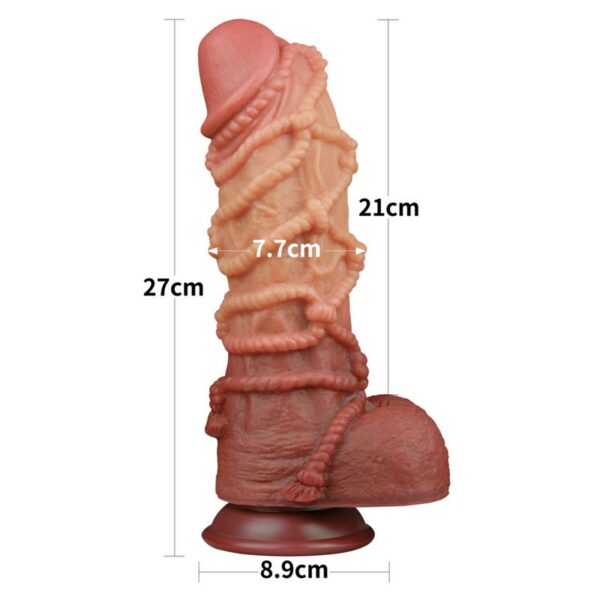 Dildo Dual Layer Tamaño King Nature 10.5 - Imagen 8