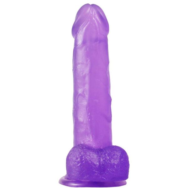 Dildo Jelly Studs 8 Púrpura - Imagen 5
