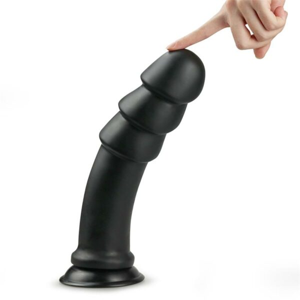 Dildo King Sized Anal Ripples 11.25 Negro