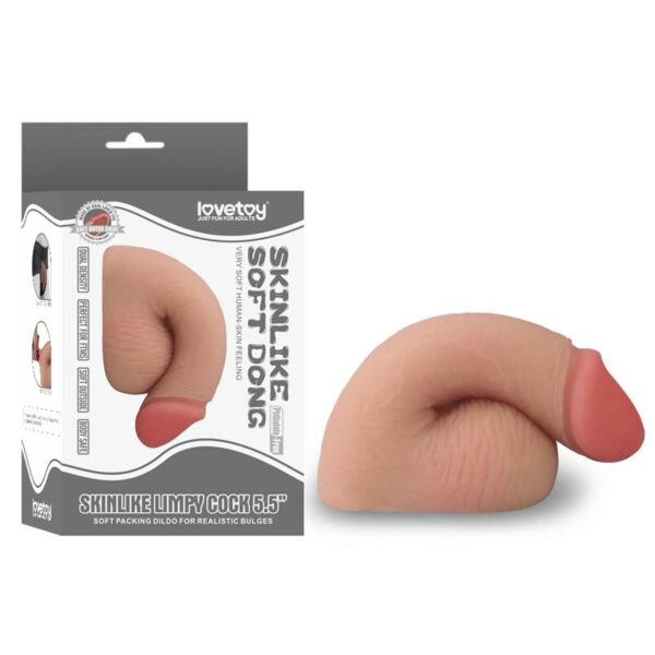 Dildo Limpy 100% Flexible 5.5 Natural - Imagen 3