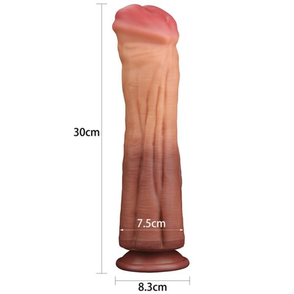 Dildo Nature 12 Dual Layer