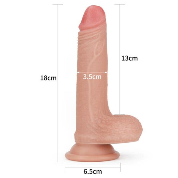 Dildo Nature 7 Silicona Líquida Natural - Imagen 5