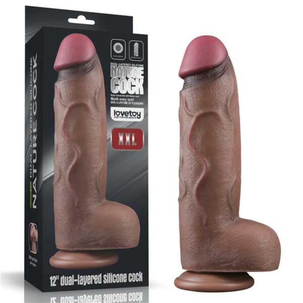 Dildo Silicona Dual Layered XXL 12