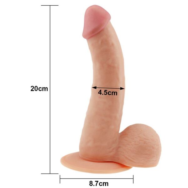 Dildo The Ultra Soft Dude 8.8 Natural - Imagen 3