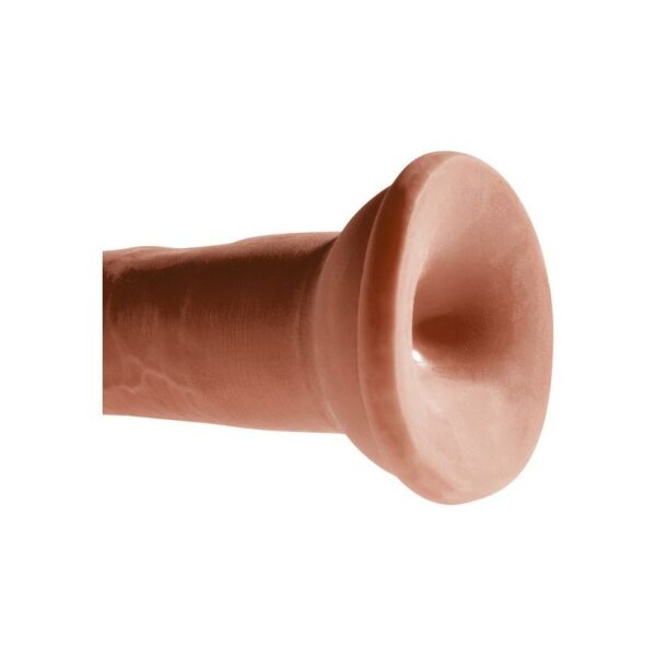 Dildo Triple Densidad 8 Bronceado - Imagen 6