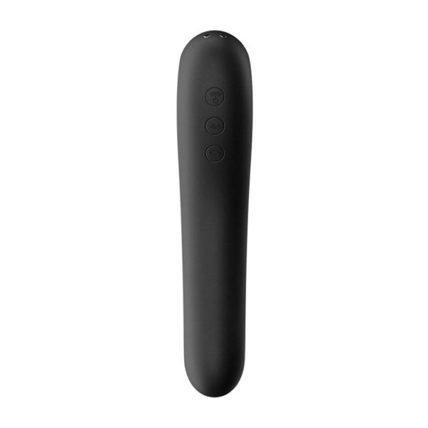 Dual Kiss Succionador y Vibrador 2 en 1 Negro