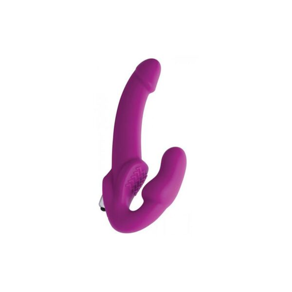 Evoke Vibrador Doble Sin Arnés Purpura