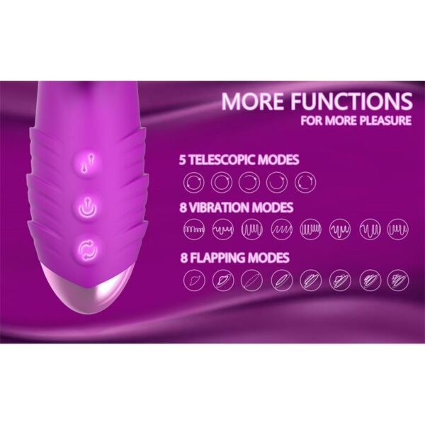 Fenyx Vibrador con Thrusting y Pulsación - Imagen 12