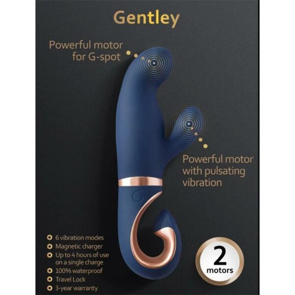 Gentley Vibrador Punto G Caribbean Blue