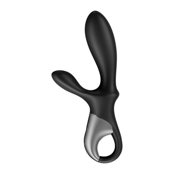 Heat Climax Vibrador con APP Punto G, Punto P y Perineo Función de Calor USB Magnético