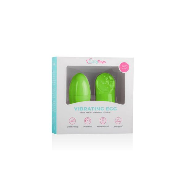 Huevo Vibrador Control Remoto - Verde