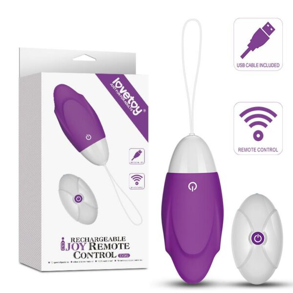 Huevo Vibrador iJoy Control Remoto USB Púrpura