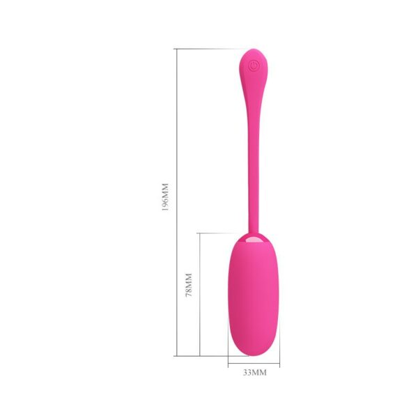 Huevo Vibrador Julius USB Silicona Rosa