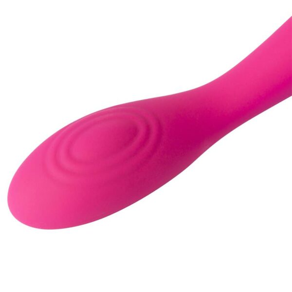 Iris Vibrador Punto G USB Silicona Rojo Ciruela