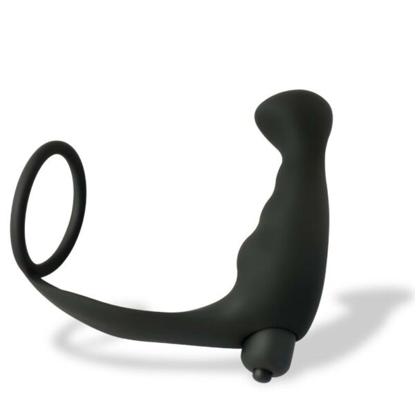 Iuterp Plug Anal con Vibración y Anillo para el Pene - Imagen 4