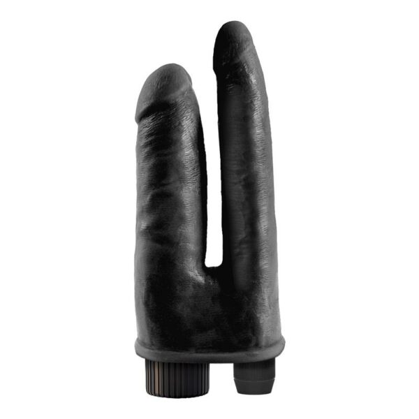 King Cock Vibrador Doble 8 - Color Negro - Imagen 3