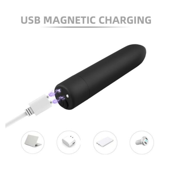 Magny Bala Vibradora Recargable USB Magnético