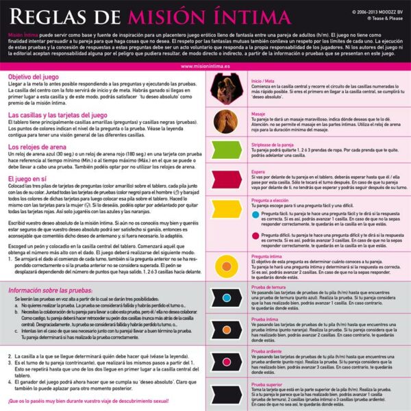 Mision Intima Edicion Original (ES)